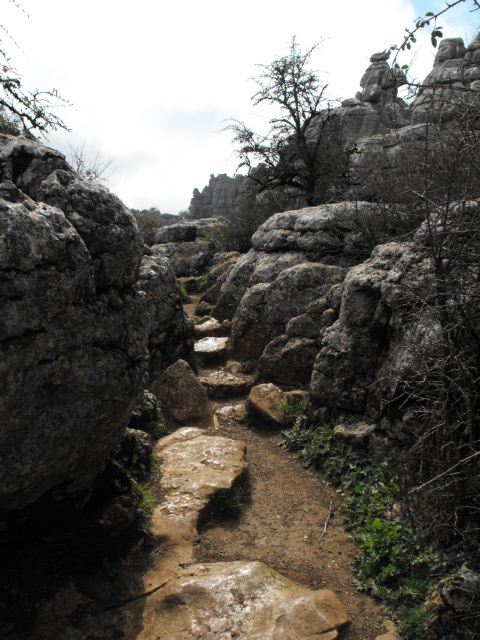 A cosy little path at El Torcal